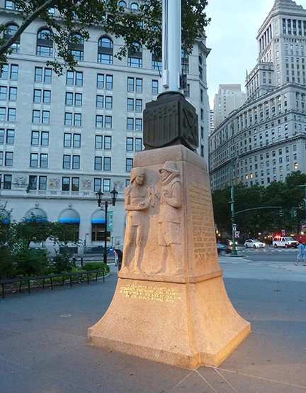 NYC Pomnik holenderski "Netherland Monument".
